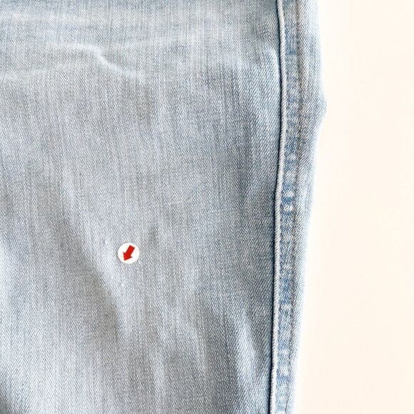 Levi's Women's Jeans Button Front 721 High Rise Ankle Skinny Light Blue Size 30 - Picture 13 of 13